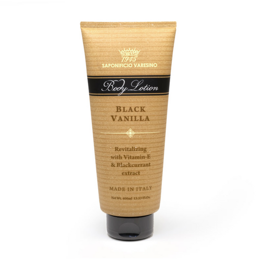 Saponificio Varesino Black Vanilla Body Lotion – Deep Hydration 400ml