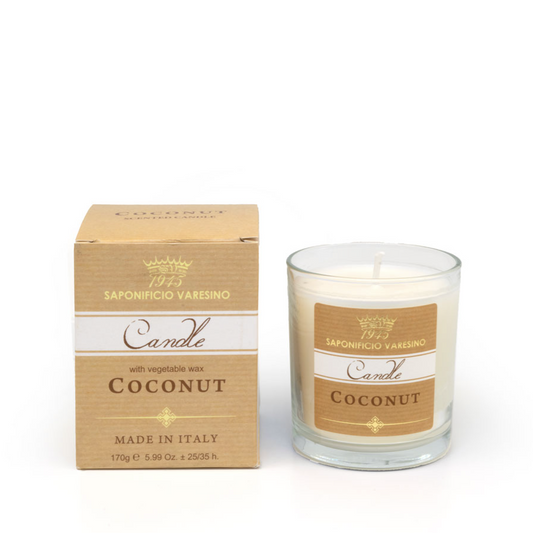 Saponificio Varesino Coconut Scented Candle – Tropical Ambiance 170g