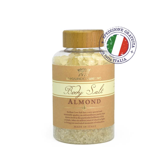 Saponificio Varesino Almond Body Salt – Deep Hydration & Traditional Italian Care 500g