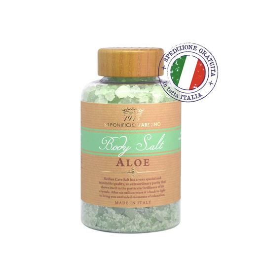 Saponificio Varesino Aloe Vera Body Salt – Soothing Mineral Hydration 500g