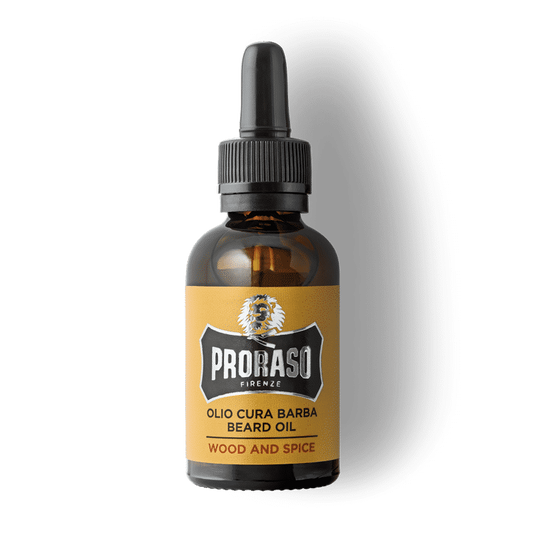 Proraso Beard Oil Wood & Spice – Enriched with Macadamia & Avocado Oils Professional Pack 100ml
