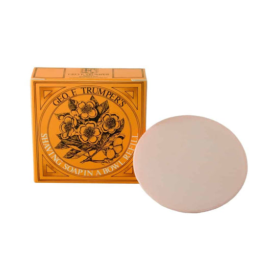 Geo. F. Trumper Almond Hard Shaving Soap Refill - Classic Nutty Aroma 80g
