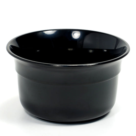 Omega Shaving Bowl Black – Professional Grip & High-Density Lather