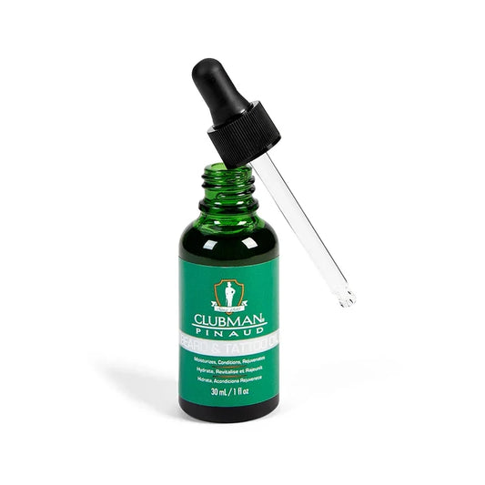 Clubman Pinaud Beard & Tattoo Oil - Revitalizing Argan & Moringa Blend 30ml