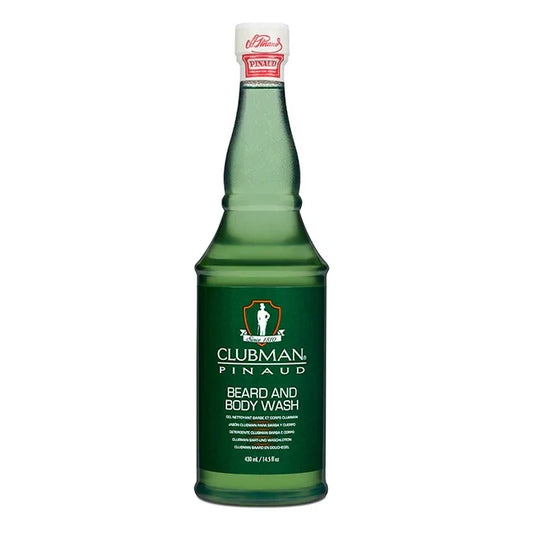 Clubman Pinaud Beard & Body Wash - All-Over Cleanser & Moisturizer 430ml