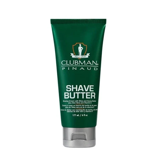 Clubman Pinaud Shave Butter - Ultra-Lubricating Shea & Cocoa Butter Cream 177ml