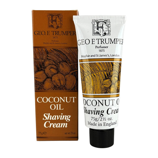 Geo. F. Trumper Coconut Oil Soft Shaving Cream Tube Intense Hydration 75g