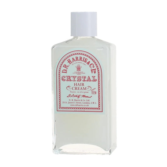 Dr Harris Crystal Hair Cream - Non-Greasy Natural Hold Styling Gel 100ml