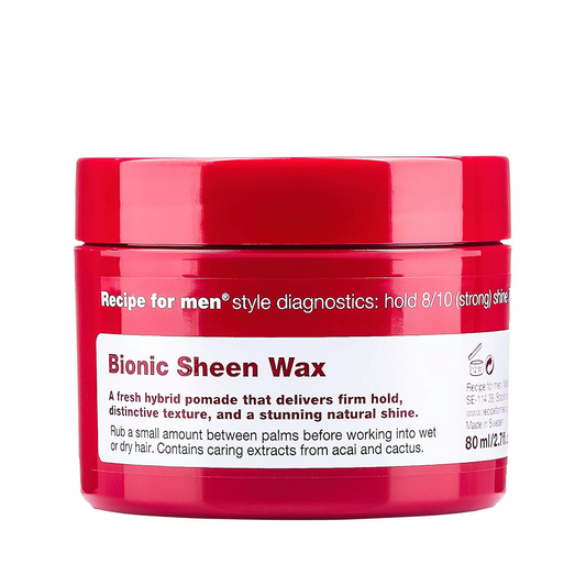 Recipe for men Bionic Sheen Wax – High Definition & Radiant Shine 80ml