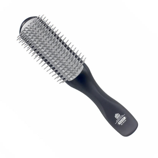 Kent for Men KFM2 Gel Styler Hairbrush - 9-Row Half-Round Brush 210mm