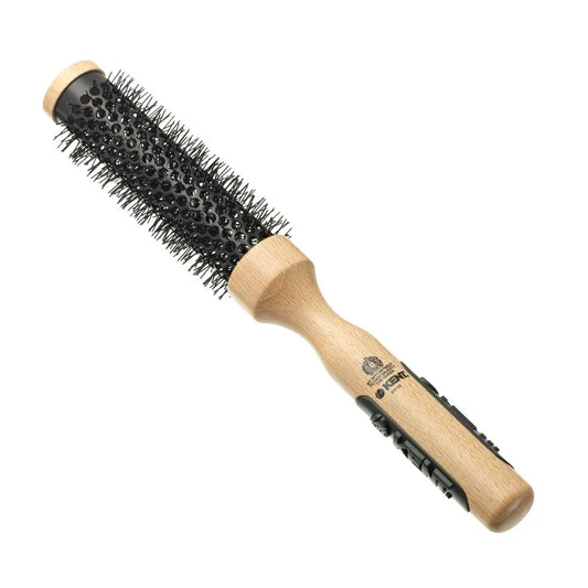Kent Brushes PF11 Small Ceramic Round Brush - Beechwood & Nylon 39mm