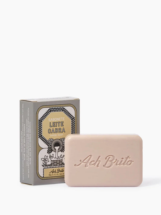 Ach Brito Goat's Milk Soap - Nourishing & Rejuvenating Vegetable Bar 90g