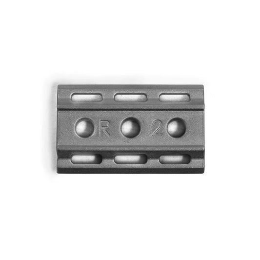 Rockwell Razors Base Plate 2/4 (Silver/White Chrome) – S-Series Compatibility