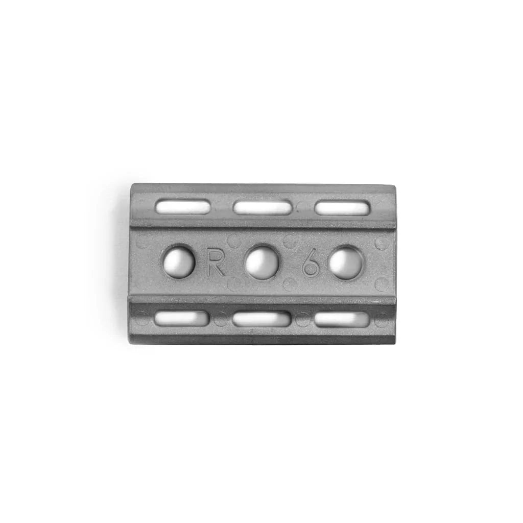 Rockwell Razors Base Plate 5/6 (Silver/White Chrome) – S-Series Compatibility