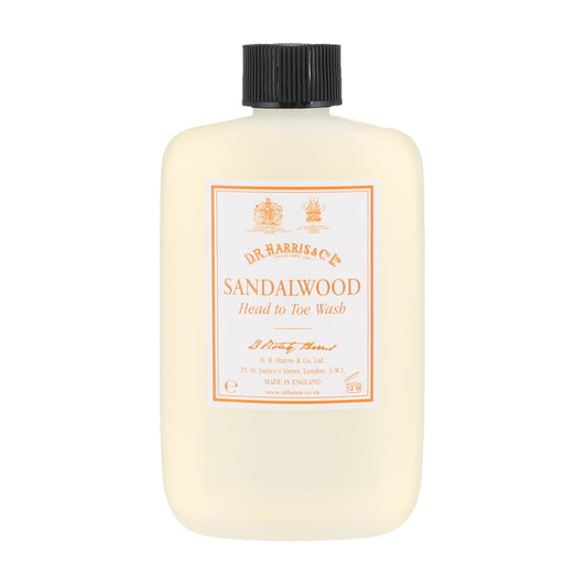 Dr Harris Sandalwood Head to Toe Wash - All-in-One Cleanser with Exotic Spice 250ml