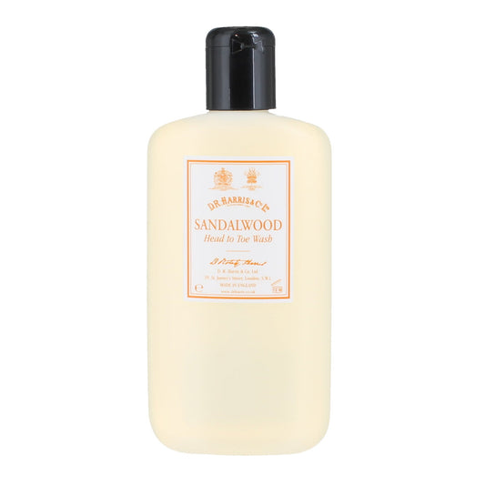 Dr Harris Sandalwood Head to Toe Wash - Rich Exotic Cleanser 600ml