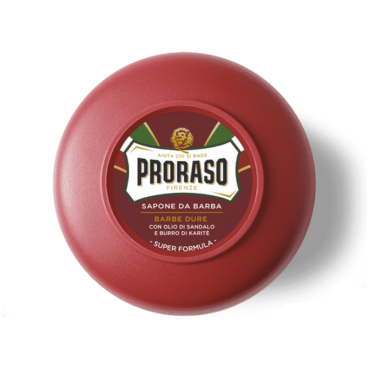 Proraso Red Line Shaving Soap – Sandalwood & Shea Butter 150ml