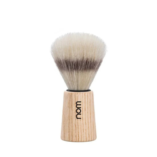 nom by Muehle THEO Shaving Brush - Pure Ash Handle & Boar Bristles (41 PA)