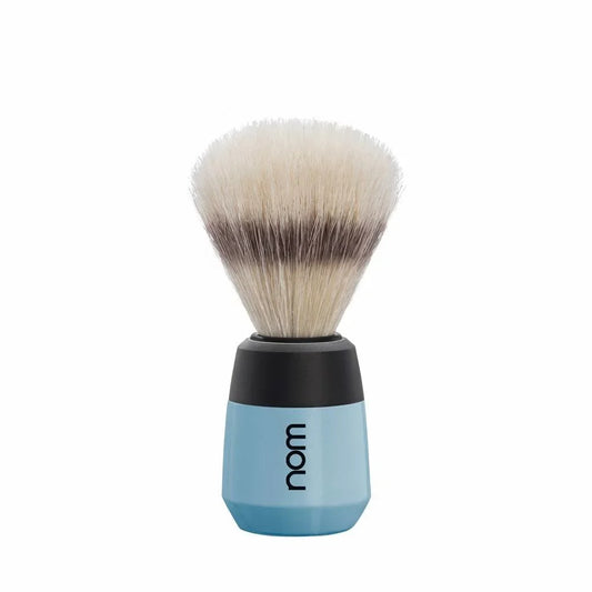 nom by Muehle MAX Shaving Brush - Fjord Blue Handle & Boar Bristles (41 FJ)