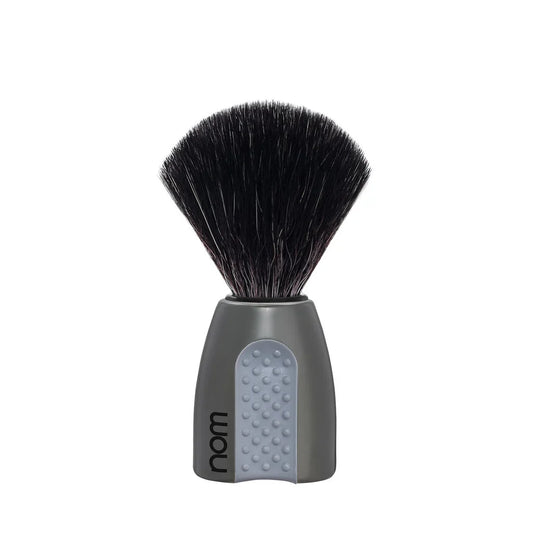 nom by Muehle ERIK Shaving Brush - Grey Handle & Pure Badger (81 GR)