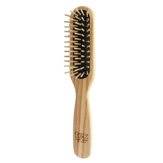TEK Professional Wooden Hairbrush (No. 162003) – Handmade in Italy