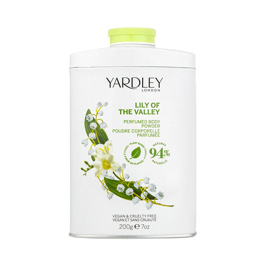 Yardley London Lily of the Valley Perfumed Body Powder – Silky Floral Luxury 200g